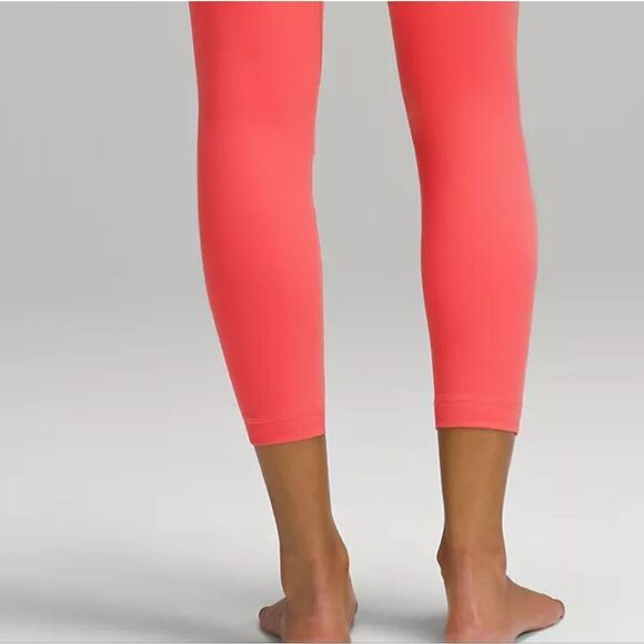 NWT Lululemon Align HR Pant 25" with Pockets in Pale Raspberry - Picture 10 of 12